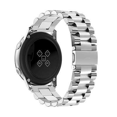 Universal stainless steel bracelet 43 - 46 mm silver