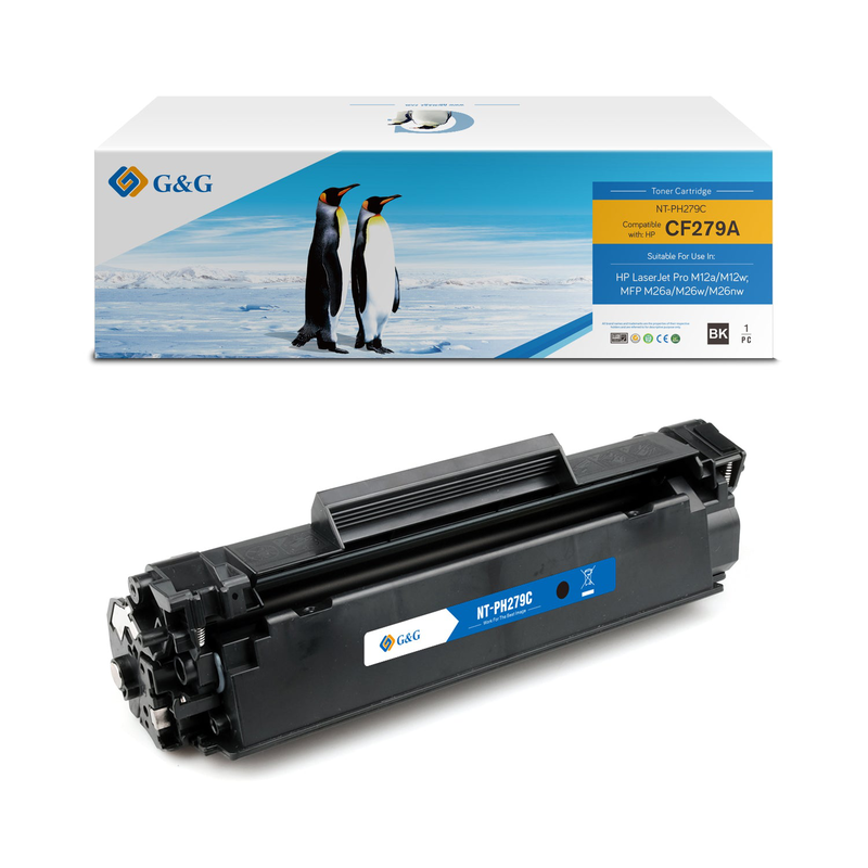 G&g replacement toner cartridges for hp cf279a, , medium image number null