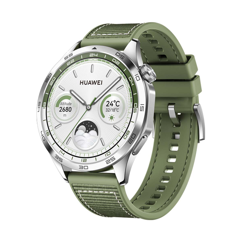 Watch gt4 green woven strap, , medium image number null