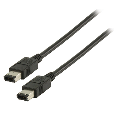 Firewire 400 cable firewire 6-pin male - firewire 6-pin male 2.00 m black