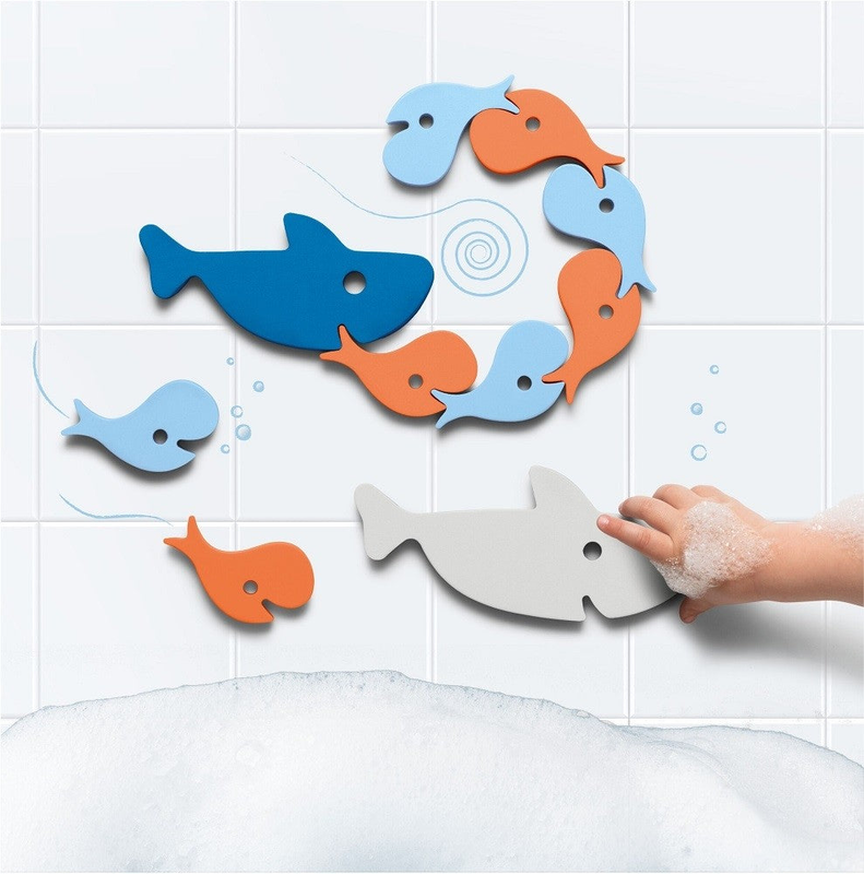 Quutopia bath toy - sharks puzzle, , medium image number null