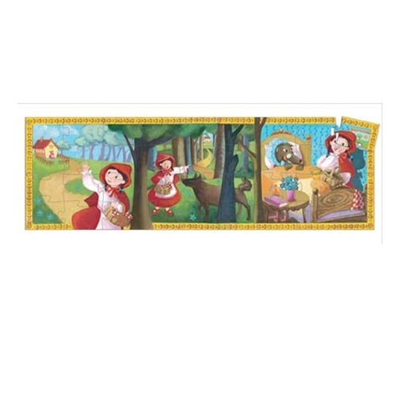 Silouhette puzzles tales little red riding hood - 36 pcs, , medium image number null