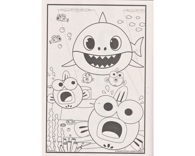 Crayola nickelodeon pinkfong baby shark coloring book: dive into a sea of color with 48 pages of fun!, , medium image number null