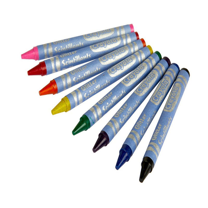 Crayola glitter crayons: sparkle with every stroke - 8-ct. Boxes, , medium image number null