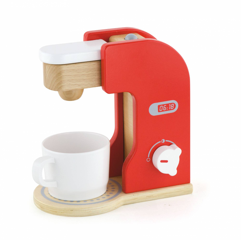 Viga wooden pretend toys coffee maker, , medium image number null