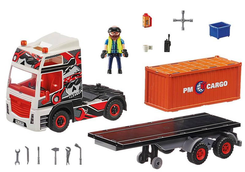 70771 city action truck with cargo container, , medium image number null