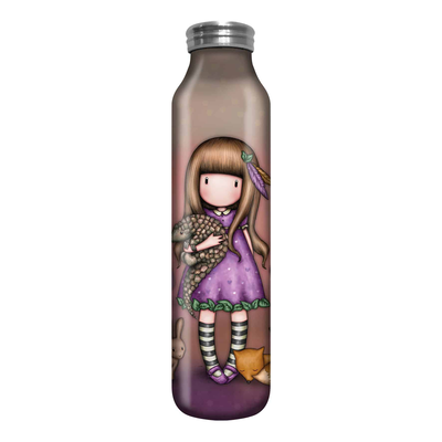 Gorjuss - insulated metal water bottle - be kind to all creatures