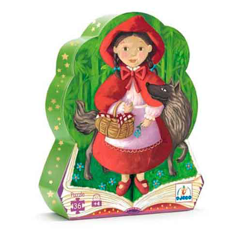 Silouhette puzzles tales little red riding hood - 36 pcs, , medium image number null