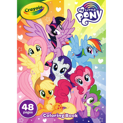 Crayola my little pony coloring book 48 pages