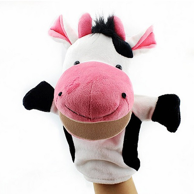 Hand puppet cow