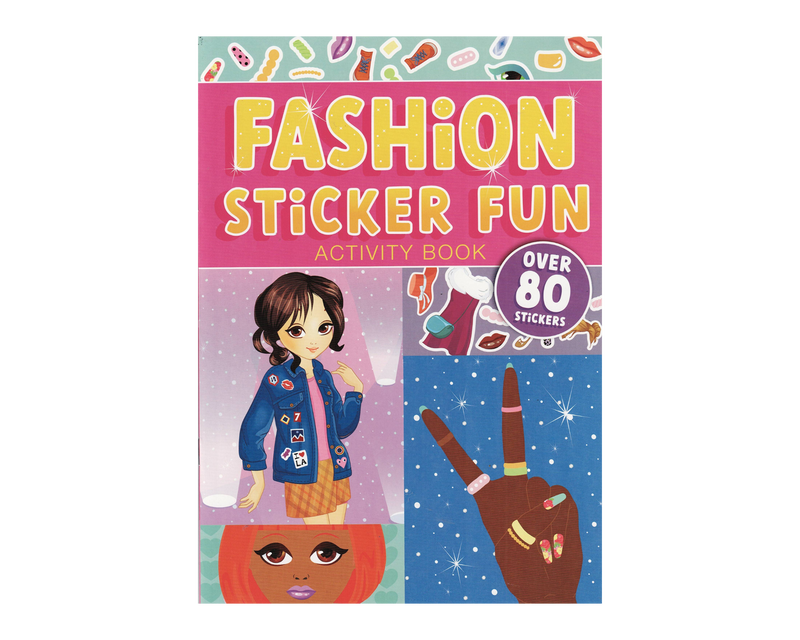 Fashion sticker fun activity book: unleash your inner fashionista, , medium image number null