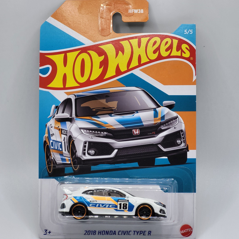 Hot wheels 2018 honda civic type r anniversary edition, , medium image number null