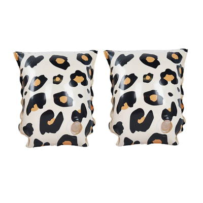 Swim essentials: armbands for children from 2-6 years - "beige leopard"