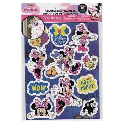 Disney minnie character magnets: add a dash of charm to your space - 10 pieces