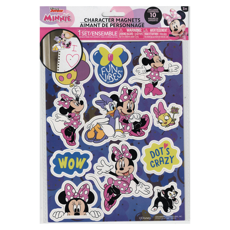 Disney minnie character magnets: add a dash of charm to your space - 10 pieces, , medium image number null