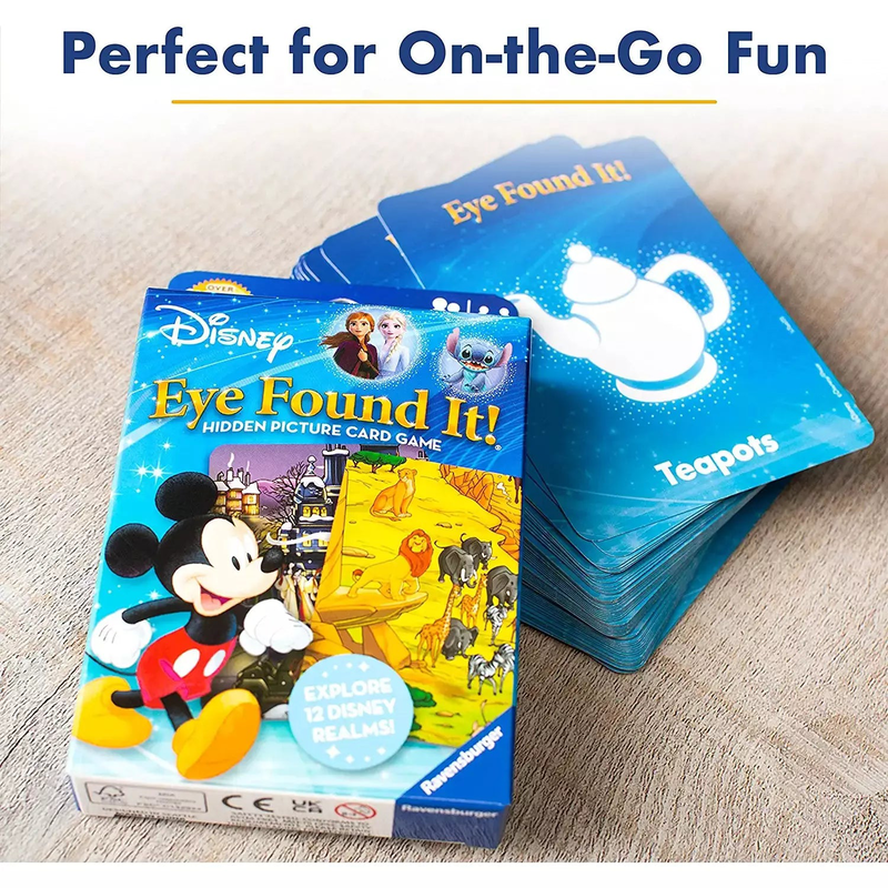 Ravensburger world of disney eye found it card game for boys & girls ages 3 and up, , medium image number null