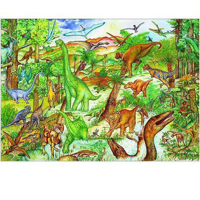 Puzzles observation dinosaurs - 100 pcs, , medium image number null