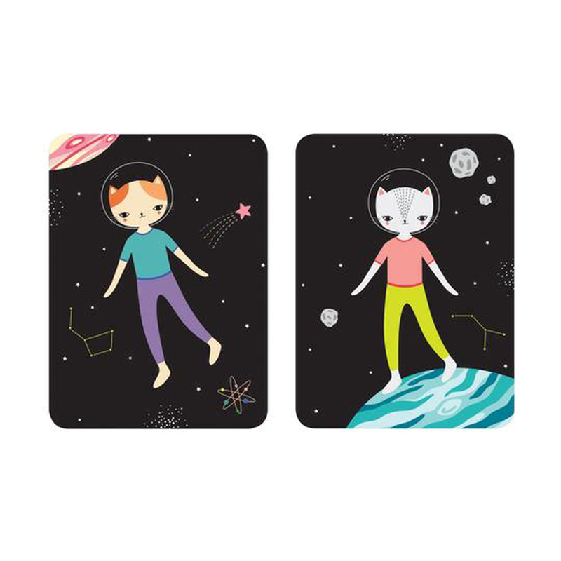 Space cat magnetic set, , medium image number null