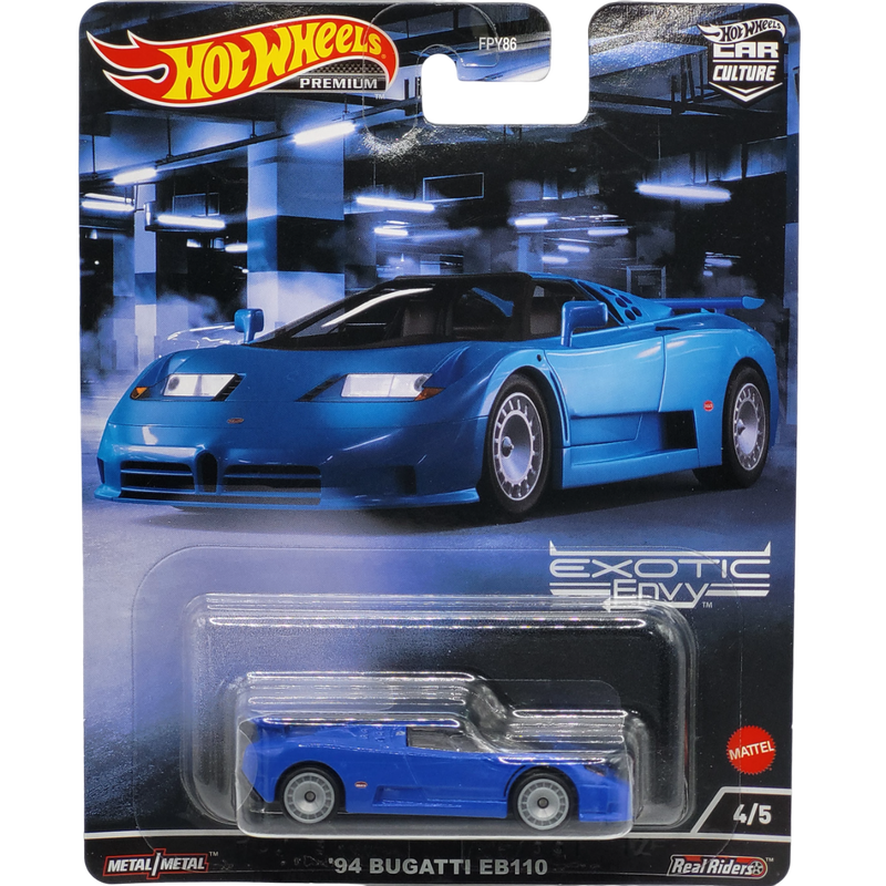 Hotwheels premium | exotic envy | '94 bugatti eb110, , medium image number null