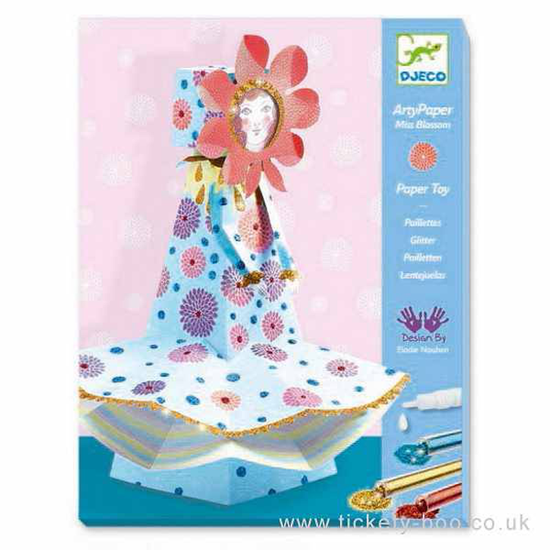 Design for older children - arty paper miss blossom, , medium image number null