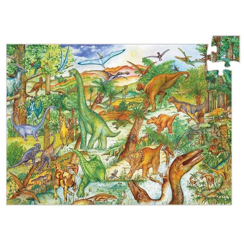 Puzzles observation dinosaurs - 100 pcs, , medium image number null