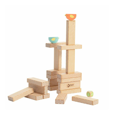 Classic world bird stacking game