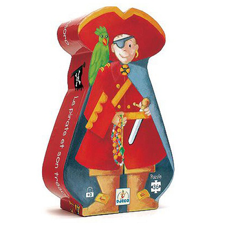 Silouhette puzzles the pirate and his treasure - 36 pcs, , medium image number null