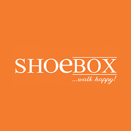 The logo of SHOEBOX