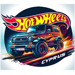 The logo of hotwheels cyprus