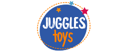 The logo of Juggles toys