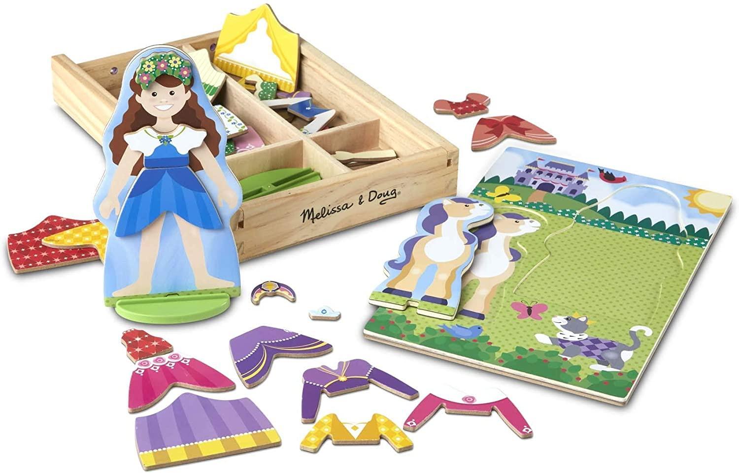 Buy Melissa doug 40321 princess magnetic dress up play set Jinius